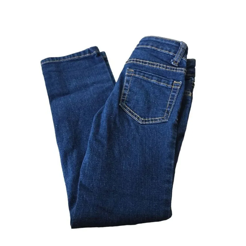 Cat & Jack straight jeans 6 slim super stretch